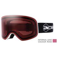 Carve Frother Goggle - Small Fit - Matte White frame with Rose lens (6210-05)