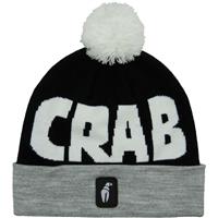 Crab Grab Pom Beanie - Men's - Black / Grey