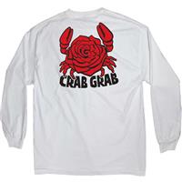 Crab Grab Crab Rose LS - Men's - White