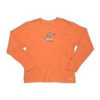 Life is good Longsleeve Shirt - Men's - Dark Orange