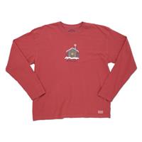 Life is good Longsleeve Shirt - Men's - Dark Red