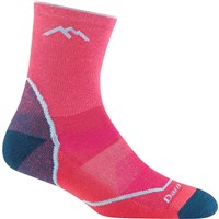 Darn Tough Light Hiker Micro Crew Lightweight Hiking Sock with Cushion - Kid's - Raspberry