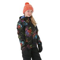 Columbia Whirlibird II 3-in-1 Jacket - Girl's - Black Floral (012)