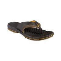 The North Face Base Camp Pro Flip Flop - Men's - Demitasse Brown / Algae Yellow