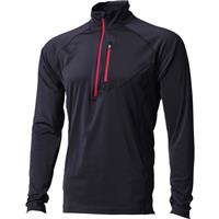 Descente Chase 1/4 Zip Top - Men's - Black / Electric Red
