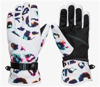 Roxy Jetty Glove - Women's - Bright White Leops (WBB5)