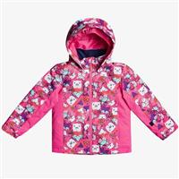 Roxy Snowy Tale Jacket - Girl's - Shocking Pink Animal Parade (MJY1)