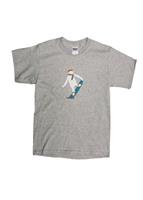 Zemu Apparel Snowboarder Tee - Youth - Heather Grey