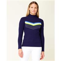 Krimson Klover Poppy Mock Tneck Sweater - Women's - Navy (413)