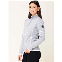 Krimson Klover Pow Zip Neck Sweater - Women's - Silver (045)