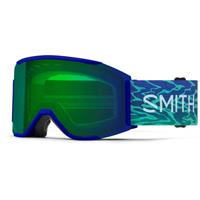 Smith Squad MAG Goggle - Lapis Brain Waves Frame / ChromaPop Everyday Green Mirror Lens (M0075614H99XP)