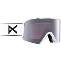 Anon Nesa Goggles + Bonus Lens - White Frame with Perceive Sunny Onyx & Perceive Cloudy Burst Lenses (23950100100)