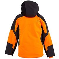 Spyder Leader Jacket - Boy's - Bright Orange Ebony