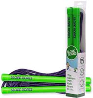 Slope Ropes Kids Ski Harness - Green / Purple