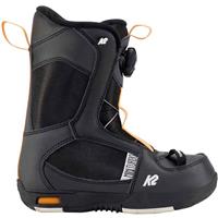 K2 Mini Turbo Snowboard Boots - Youth - Black