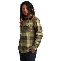 Burton Brighton Premium Flannel - Men's - Martini Olive Chunk Plaid