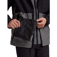 Burton GORE-TEX INFINIUM Multipath Jacket - Men's - True Black / Castlerock
