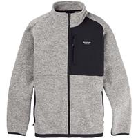 Burton Hayrider Sweater Full-Zip Fleece - Men's - Gray Heather