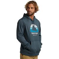 Burton Oak Seasonal Pullover Hoodie - Men's - Dress Blue Heather