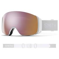 Smith 4D Mag Goggle - White Vapor Frame w/ CP Everyday Rose Gold + CP Storm Rose Flash lenses (M0073233F99)