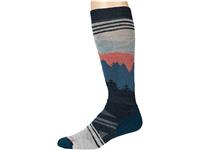 Smartwool PhD Ski Medium Alpenglow Pattern Socks - Men's - Ash