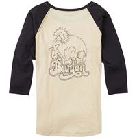 Burton Caratunk Raglan Sleeve T-Shirt - Women's - Crème Brûlée / True Black