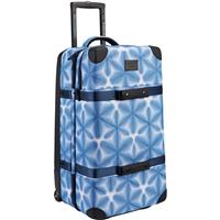 Burton Wheelie Double Deck 86L Travel Bag - Blue Dailola Shibori