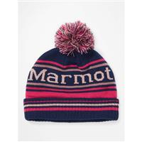 Marmot Retro Pom Hat - Youth - Arctic Navy / Very Berry