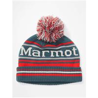 Marmot Retro Pom Hat - Youth - Stargazer / Victory Red