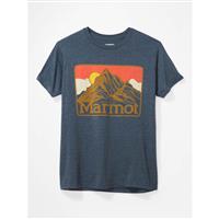 Marmot Mountain Peaks Tee SS - Men's - Navy Heather