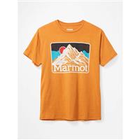 Marmot Mountain Peaks Tee SS - Men's - Aztec Gold Heather