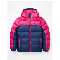 Marmot Guides Down Hoody - Youth - Arctic Navy / Very Berry