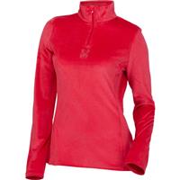 Spyder Shimmer Bug Zip T-Neck - Women's - Cerise