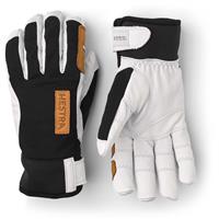 Hestra Ergo Grip Active Wool Terry - 5 Finger Glove - Black / OffWhite (100020)