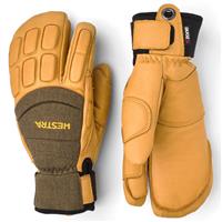 Hestra Vertical Cut CZone Glove (3 Finger) - Olive / Tan (870)