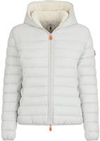 Save The Duck Gwen Hooded Sherpa Lined Jacket - Women's - Frozen Grey