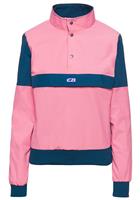 CB Sports 3-Snap Pouch Pullover - Women's - Pink / Navy