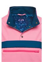 CB Sports 3-Snap Pouch Pullover - Women's - Pink / Navy