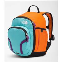 The North Face Sprout Backpack - Youth - Power Orange / Transantarctic Blue / Gravity Purple
