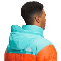 The North Face 1996 Retro Nuptse Jacket - Men's - Red Orange / Transantarctic Blue