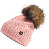 The North Face Oh-Mega Fur Pom Beanie - Youth - Pink Clay
