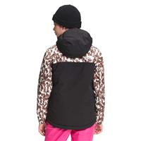 The North Face Snowquest Plus Insulated Jacket - Youth - Pinecone Brown Leopard Print