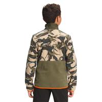 The North Face Printed Glacier 1/4 Zip - Youth - New Taupe Green Explorer Camo Print