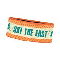 Ski the East Victory Headband - Creamsicle