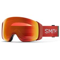 Smith 4D Mag Google - Clay Red Landscape Frame w/ CP Everyday Red Mirror + CP Storm Yellow Flash Lenses (M0073200R99MP)