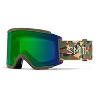 Smith Squad XL Goggle - Alder Geo Camo Frame w/ CP Everyday Green Mirror + CP Storm Rose Flash Lenses (M0067502999XP)