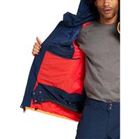 Burton AK GORE‑TEX Swash Jacket - Men's - Dress Blue / Fiesta Red / Clownfish Orange
