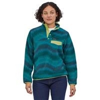 Patagonia Lightweight Synchilla Snap-T Pullover - Women's - Aurora / Dark Borealis Green (ADGR)