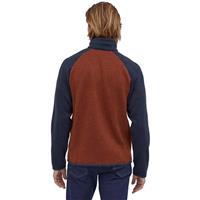 Patagonia Better Sweater 1/4 Zip - Men's - Barn Red with New Navy (BRNE)