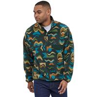 Patagonia Lightweight Synchilla Snap-T Pullover - Men's - Arctic Collage / Northern Green (ACGR)